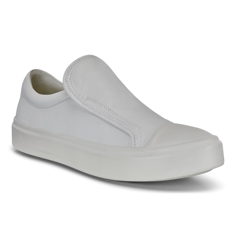 Slip On Mujer - ECCO Flexure T-Cap Sneakers - Blancos - BXO251638